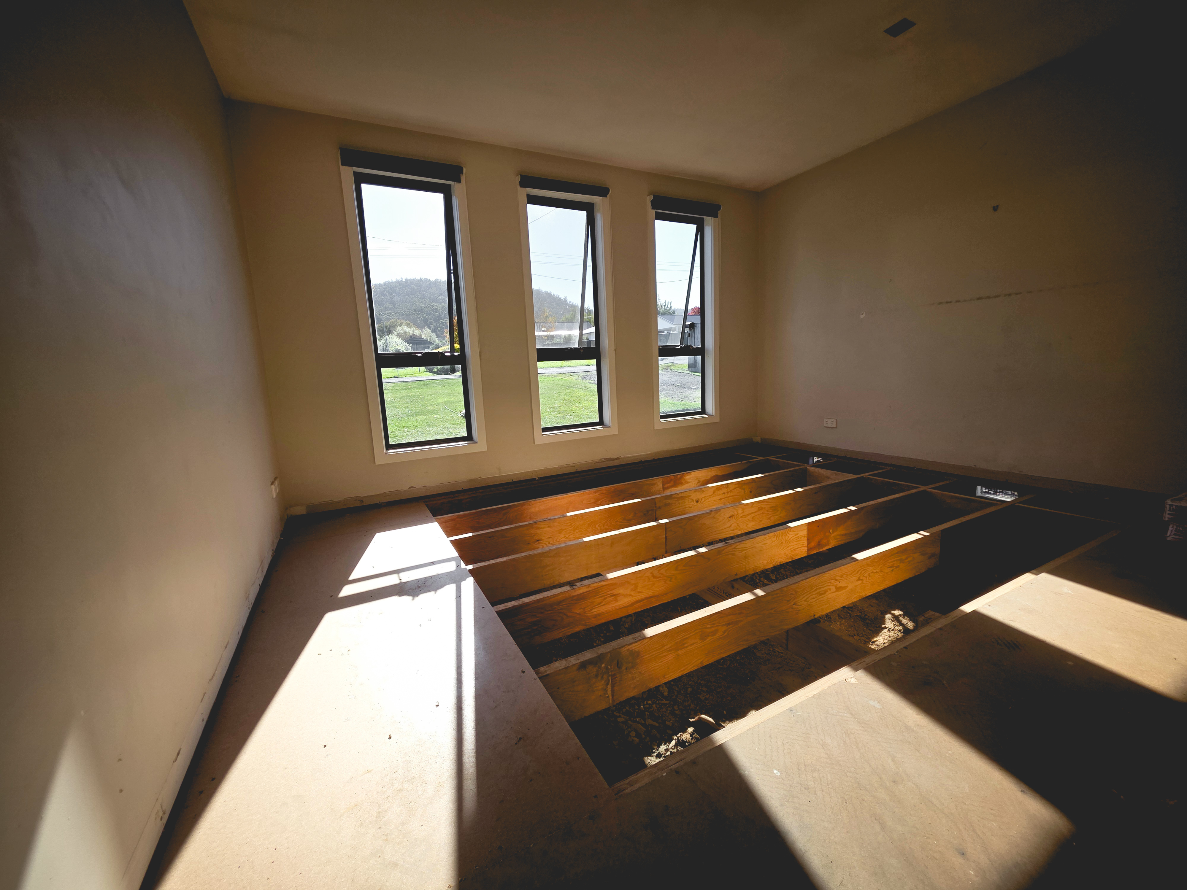 Valley Renovations bedroom renovation in progress